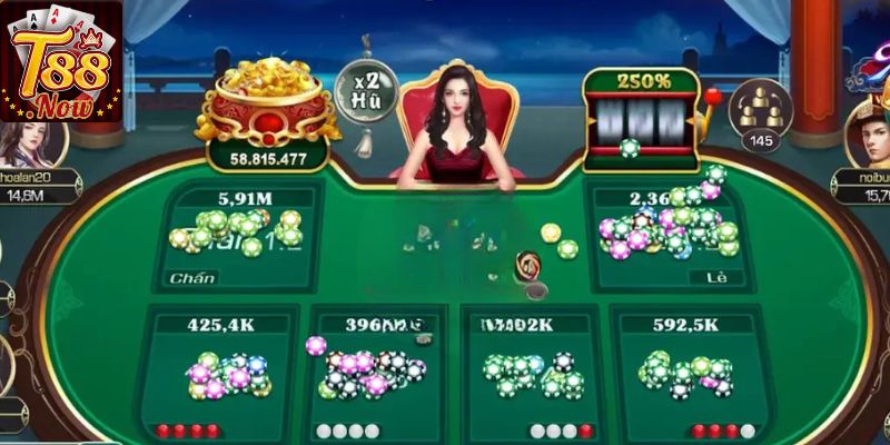 Chọn bàn chơi Xóc đĩa T88 với mức cược phù hợp khả năng