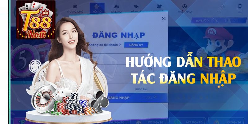 Điền đầy đủ thông tin để tiến hành đăng nhập