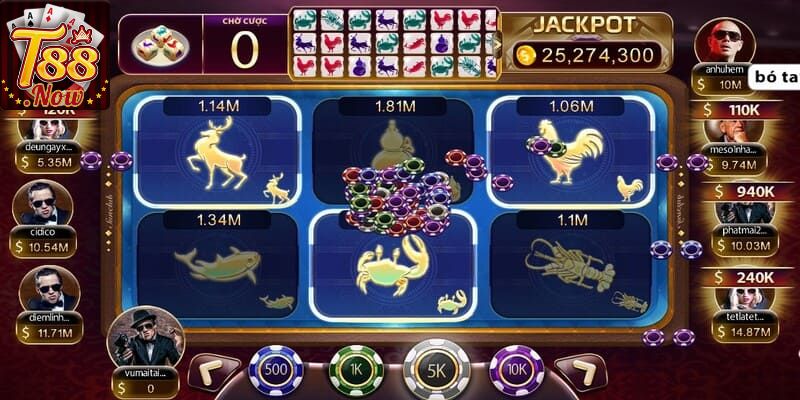 Hướng dẫn cách chơi Bầu cua tại cổng game T88