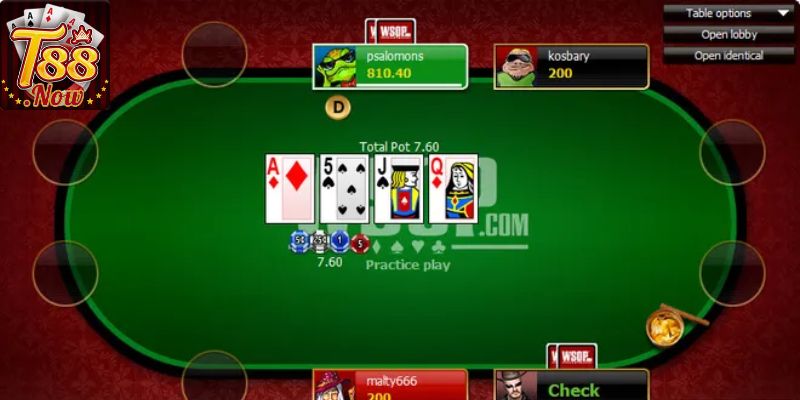 Những cụm từ thường thấy tại Poker T88